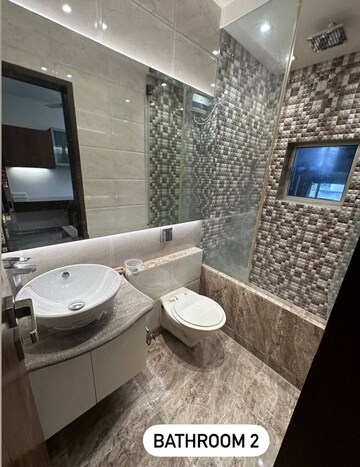 Bathroom in 1 BHK Apartment at Srishti complex Powai, Powai – for Rent
