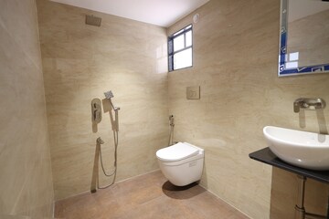 Bathroom in 3 BHK Apartment at Thane West – for Sale
