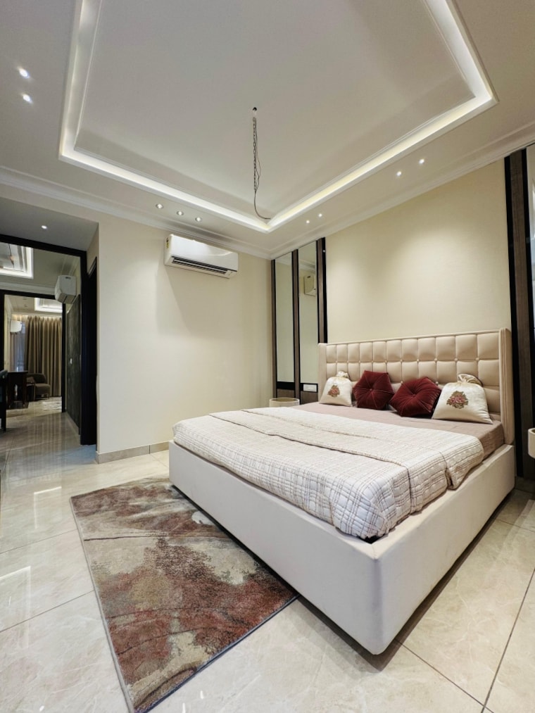 Bedroom, ambala highway 3 Bedroom 2025 Sq.Ft. Apartment In Ambala Highway Zirakpur 8447390