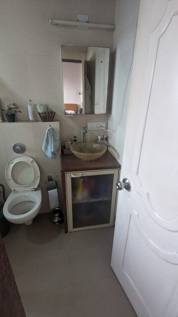 Bathroom in 2 BHK Apartment at Royal Classic Co Op Society, Andheri West – for Rent