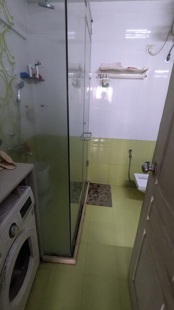 Bathroom in 2 BHK Apartment at Royal Classic Co Op Society, Andheri West – for Rent