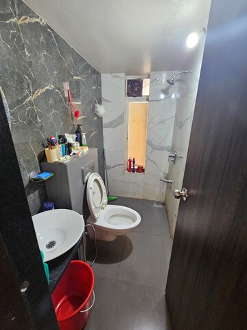 Bathroom in 1 BHK Apartment at Motimahal Apartment, Juhu – for Rent