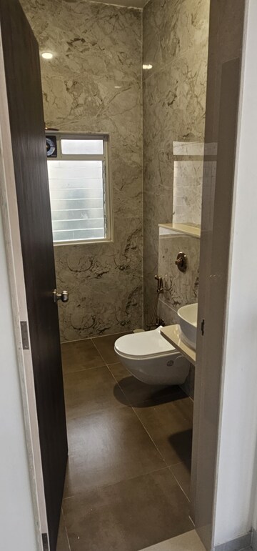 Bathroom in 3 BHK Apartment at Mulund West – for Rent
