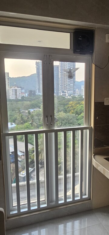 Balcony in 3 BHK Apartment at Mulund West – for Rent