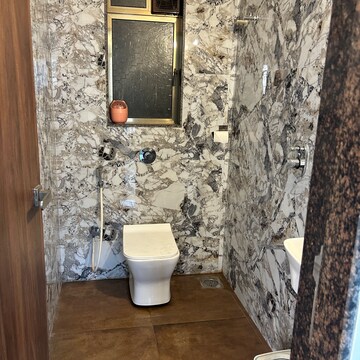 Bathroom in 2 BHK Apartment at Ghatkopar East – for Rent