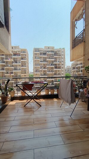 Terrace in 2 BHK Builder Floor at Jairaj Lake Town, Katraj – for Sale