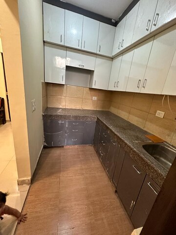Kitchen in 3 BHK Apartment at Vasu Fortune Residency, Raj Nagar Extension – for Rent