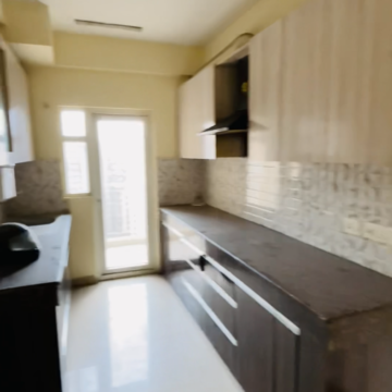 Kitchen in 3.5 BHK Apartment at Anthem French Apartment, Bhangel – for Sale