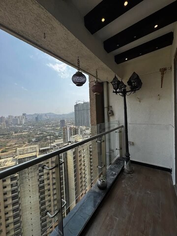 Balcony in 3 BHK Apartment at Lodha Splendora, Ghodbunder Road – for Rent