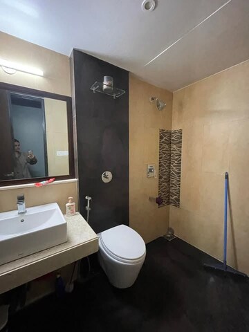Bathroom in 2 BHK Apartment at Lodha Splendora, Ghodbunder Road – for Rent