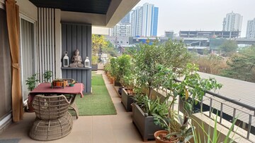 Balcony in 3 BHK Apartment at Bhandari 43 Privet Drive, Balewadi – for Rent