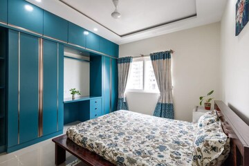 Bedroom in 3 BHK Apartment at Mantri Webcity, Hennur – for Rent