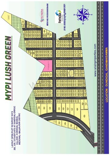  Plot – Map Location View at Dundigal - for Sale