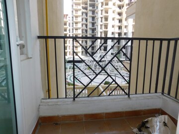 Balcony in 3.5 BHK Apartment at Sanchar Residency, Raj Nagar Extension – for Rent