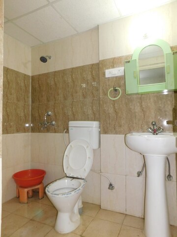 Bathroom in 3.5 BHK Apartment at Sanchar Residency, Raj Nagar Extension – for Rent