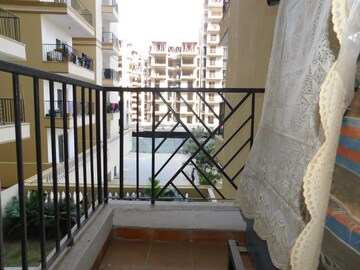Balcony in 3.5 BHK Apartment at Sanchar Residency, Raj Nagar Extension – for Rent