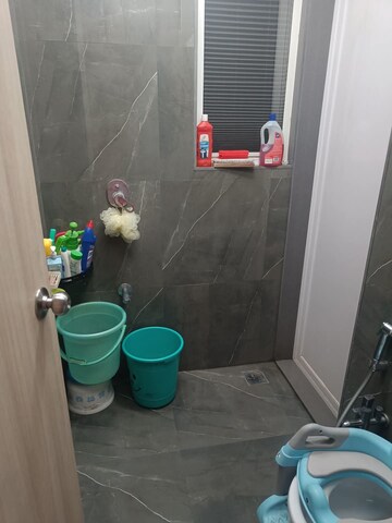 Bathroom in 1 BHK Apartment at Aurum Q Residences, Ghansoli – for Rent