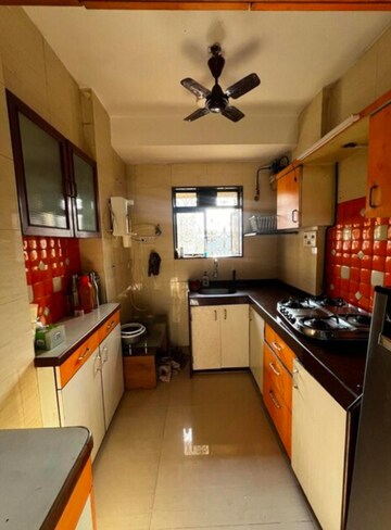 Kitchen in 1 BHK Apartment at HDIL Dheeraj Residency, Goregaon West – for Rent