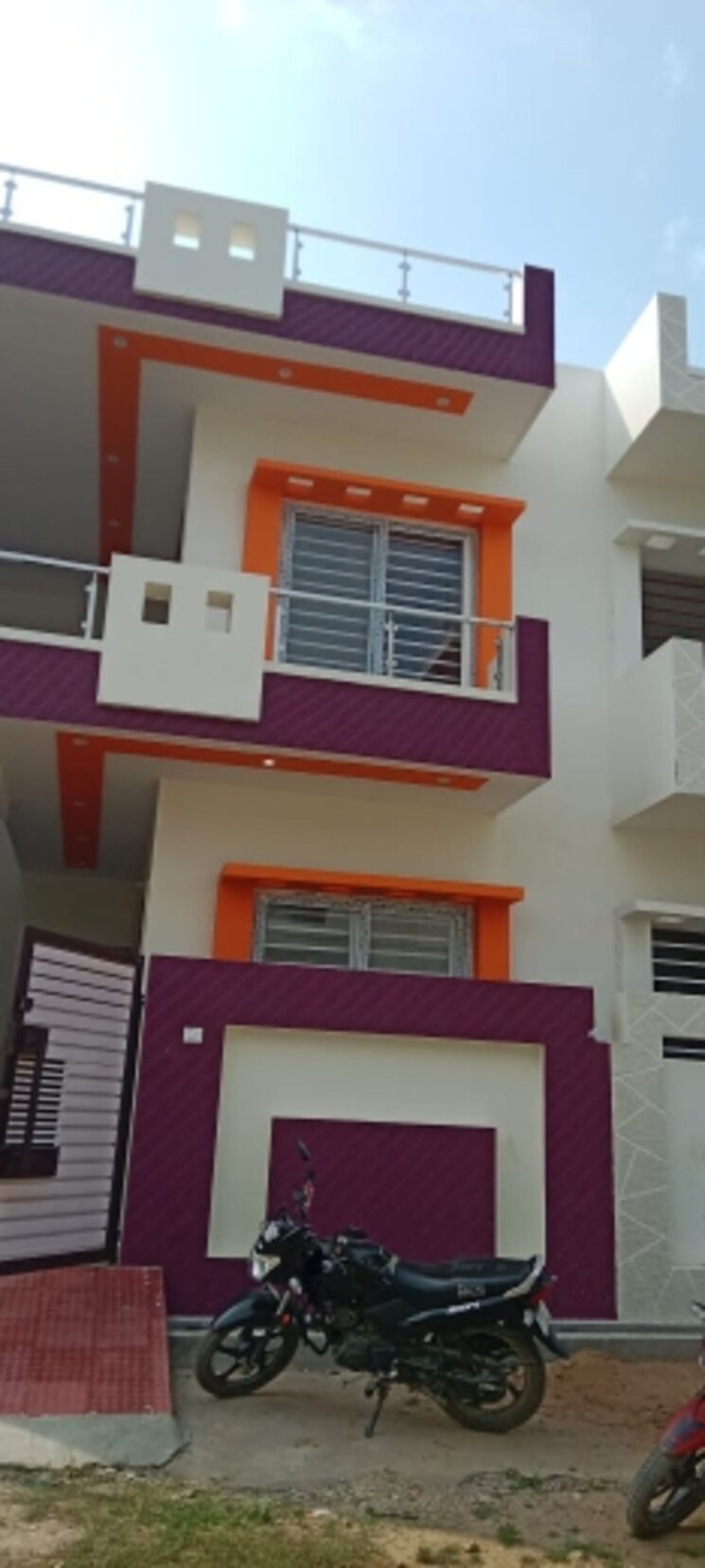 Exterior View, arsha-madhav-greens 3 Bedroom 1250 Sq.Ft. Independent House In Gomti Nagar Lucknow 8448002