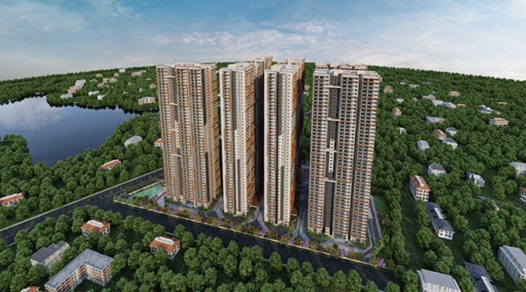 Exterior View, candeur-lakescape 3 Bedroom 1933 Sq.Ft. Apartment In Kondapur Hyderabad 8448018