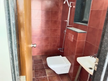 Bathroom in 3 BHK Apartment at Naman Habitat, Andheri West – for Rent