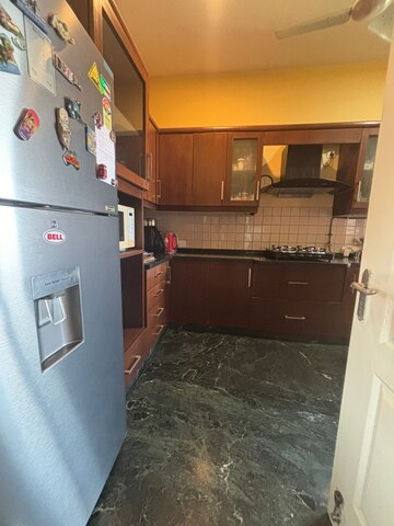Kitchen in 3 BHK Apartment at DLF Hamilton Court, Sector 27 – for Rent