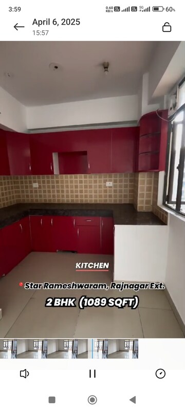 Kitchen in 2 BHK Apartment at Star Rameshwaram, Raj Nagar Extension – for Sale