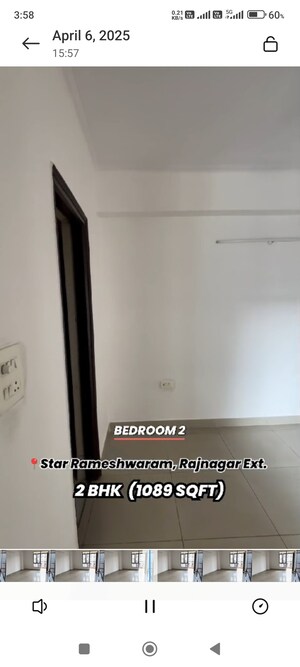 Furnished Amenities in 2 BHK Apartment at Star Rameshwaram, Raj Nagar Extension – for Sale