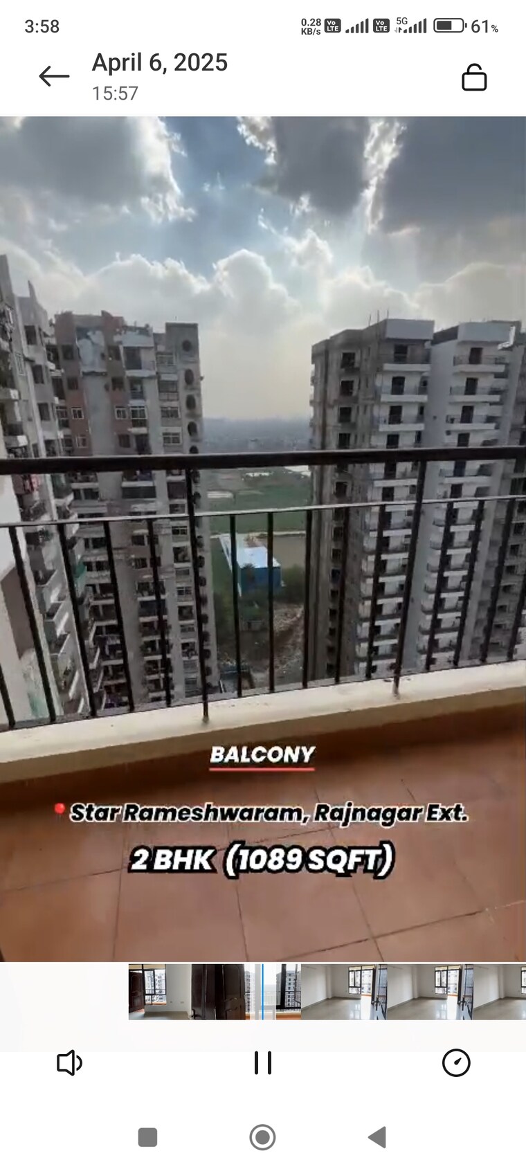 Exterior View, star-rameshwaram 2 Bedroom 1089 Sq.Ft. Apartment In Raj Nagar Extension Ghaziabad 8448132