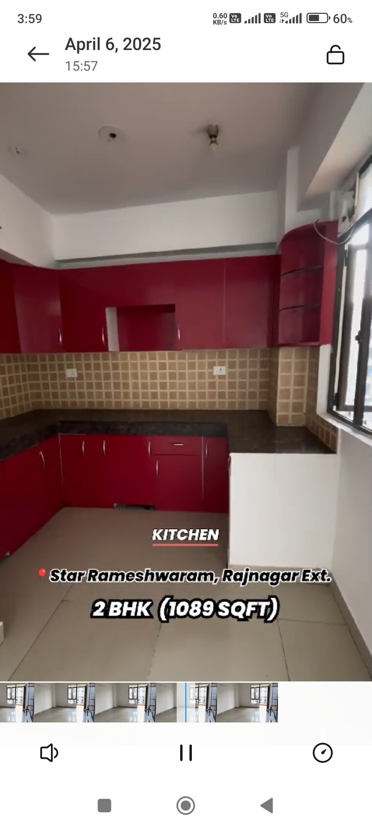 Kitchen, star-rameshwaram 2 Bedroom 1089 Sq.Ft. Apartment In Raj Nagar Extension Ghaziabad 8448168