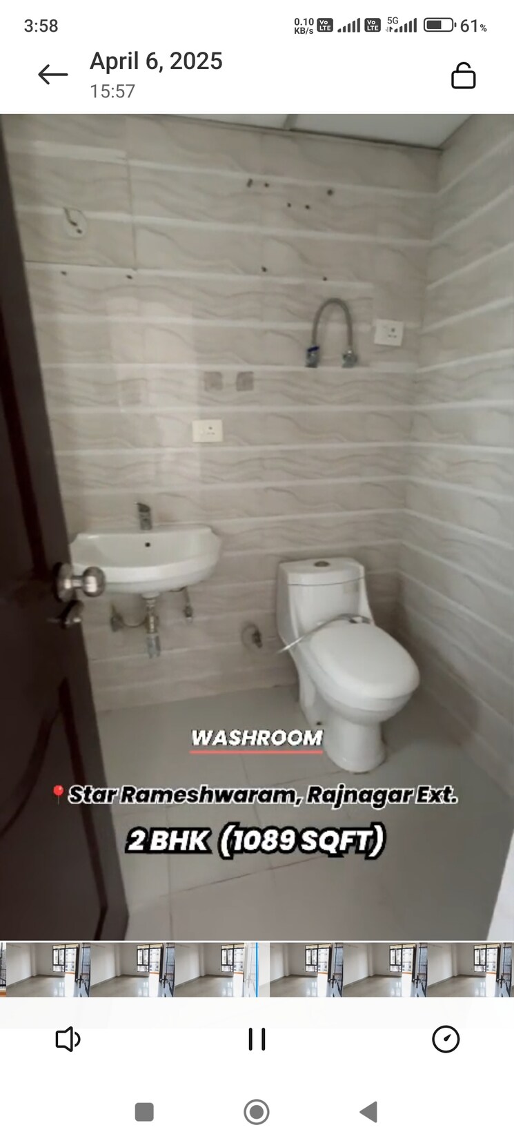 Bathroom, star-rameshwaram 2 Bedroom 1089 Sq.Ft. Apartment In Raj Nagar Extension Ghaziabad 8448168