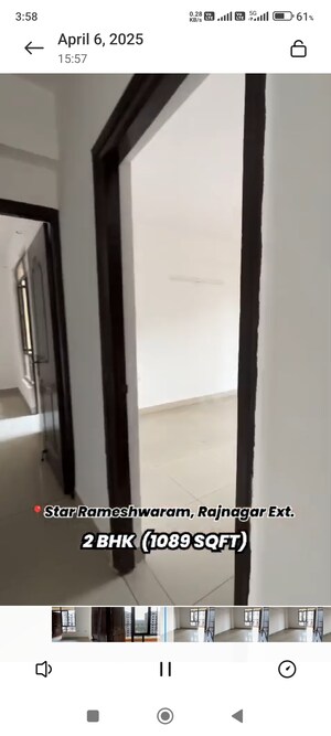 Furnished Amenities in 2 BHK Apartment at Star Rameshwaram, Raj Nagar Extension – for Sale