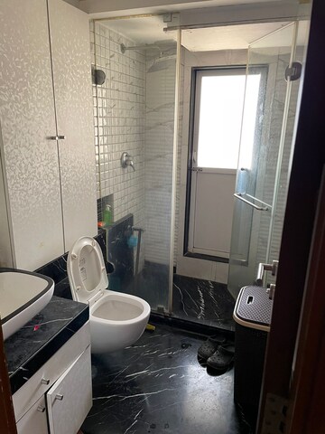 Bathroom in 2 BHK Apartment at Hubtown Hillcrest, Andheri East – for Rent
