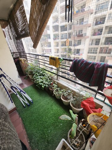 Balcony in 2 BHK Apartment at Supertech Livingston, Sain Vihar – for Rent