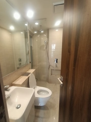 Bathroom in 1 BHK Apartment at Hiranandani Regent Hill, Powai – for Rent