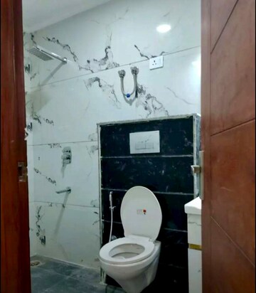 Bathroom in 1 BHK Builder Floor at Kishangarh – for Rent