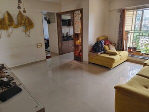 Living Room in 2 BHK Apartment at Cosmos Jewels, Ghodbunder Road – for Sale