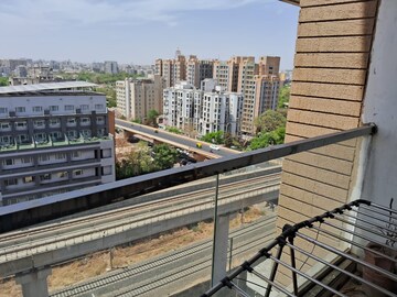 Balcony in 3 BHK Apartment at Ellisbridge – for Rent