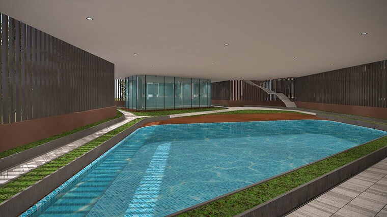 Swimming Pool, om-sai-city-dombivli 1 Bedroom 370 Sq.Ft. Apartment In Nilaje N V Thane 8448667