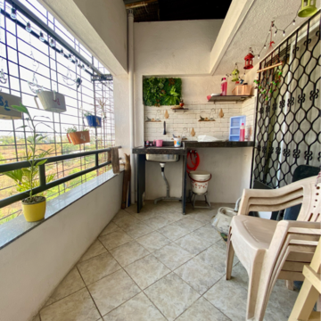 Balcony in 3 BHK Apartment at Bopodi – for Rent