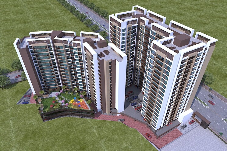 Exterior View, om-sai-city-dombivli 1 Bedroom 466 Sq.Ft. Apartment In Nilaje N V Thane 8448673