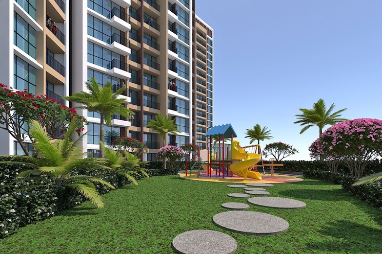 Exterior View, om-sai-city-dombivli 2 Bedroom 817 Sq.Ft. Apartment In Nilaje N V Thane 8448701