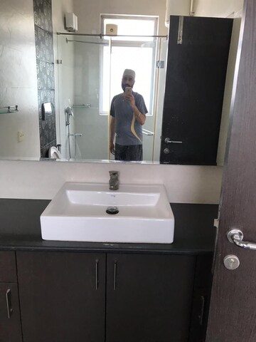 Bathroom in 3 BHK Apartment at Greater Kailash I – for Rent