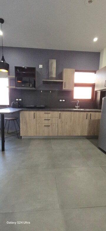 Kitchen in 1 BHK Builder Floor at Sushant Vyapaar Kendra, Sector 43 – for Rent
