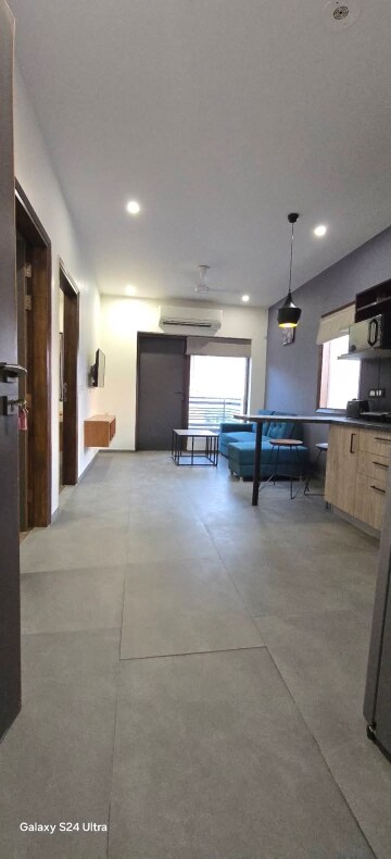Kitchen in 1 BHK Builder Floor at Sushant Vyapaar Kendra, Sector 43 – for Rent
