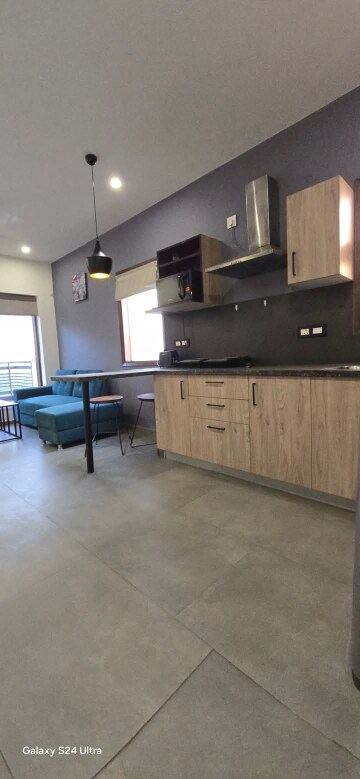 Kitchen in 1 BHK Builder Floor at Sushant Vyapaar Kendra, Sector 43 – for Rent