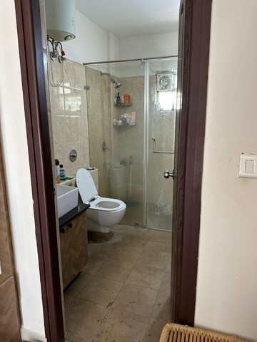 Bathroom in 3 BHK Apartment at SJR Blue Waters, Off Sarjapur Road – for Rent