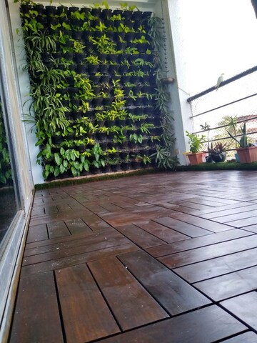Balcony in 4 BHK Apartment at Juhu Scheme, Juhu – for Rent
