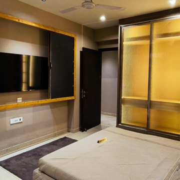 Bedroom in 3.5 BHK Apartment at Maya Green Lotus Utsav, International Airport Road – for Sale