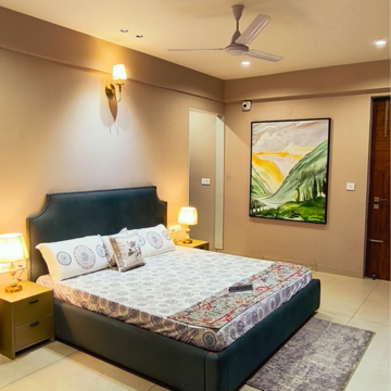 Bedroom in 4 BHK Apartment at Maya Green Lotus Utsav, International Airport Road – for Sale
